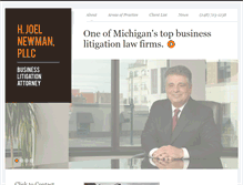 Tablet Screenshot of hjoelnewman.com